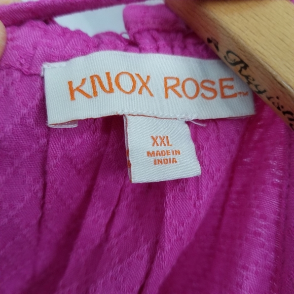 NWOT Knox Rose Magenta Tank Top Size XXL - Picture 5 of 7